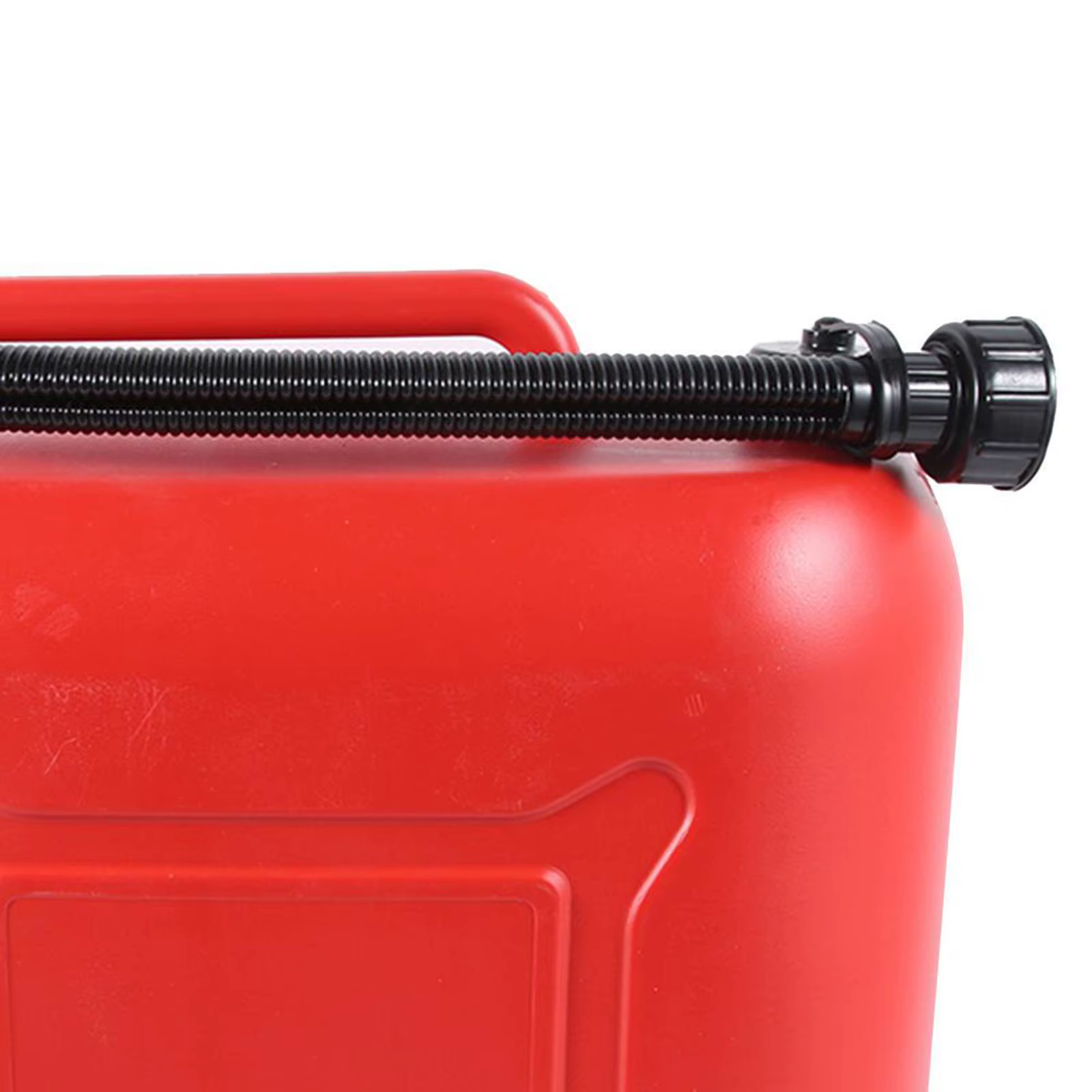 Bidon de carburant portable 20L pour essence et huile avec bande graduée facile à lire, compatible a