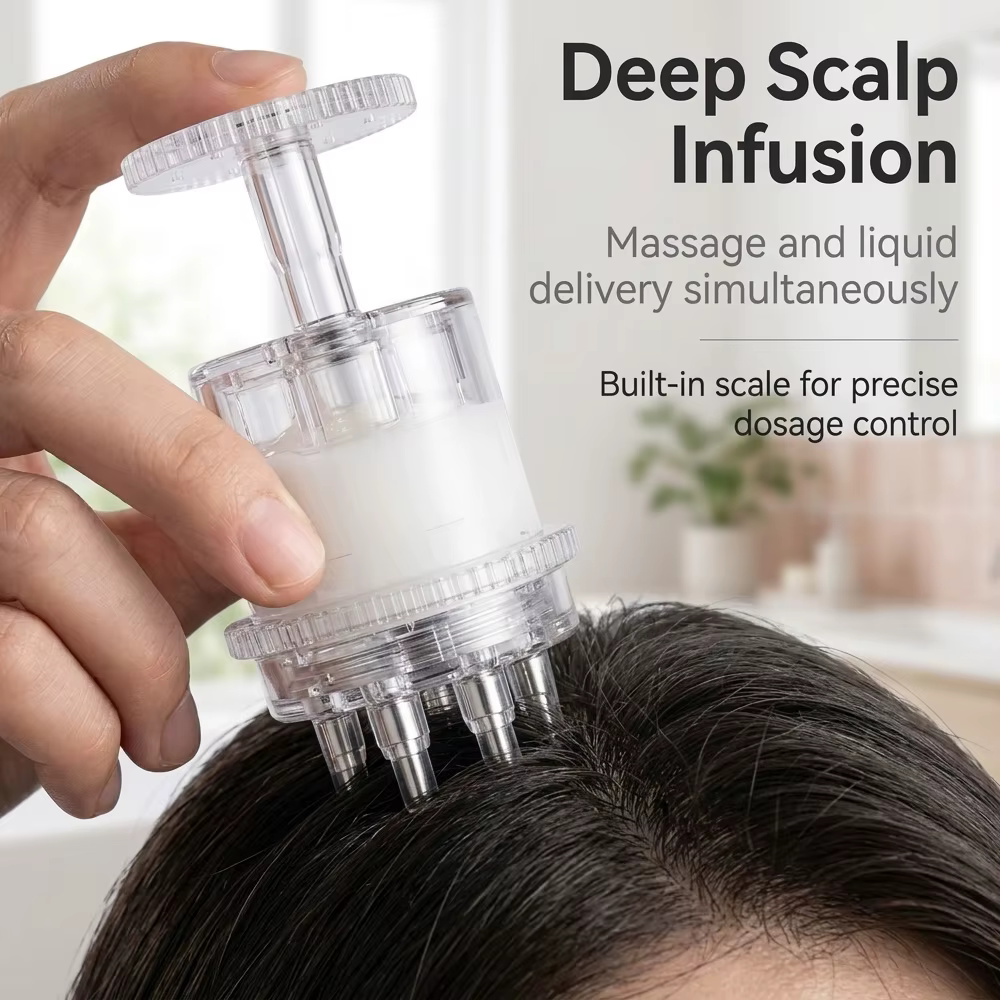 Peigne applicateur pour le cuir chevelu, crème gel pâte Minoxidil, application facile, soin des raci