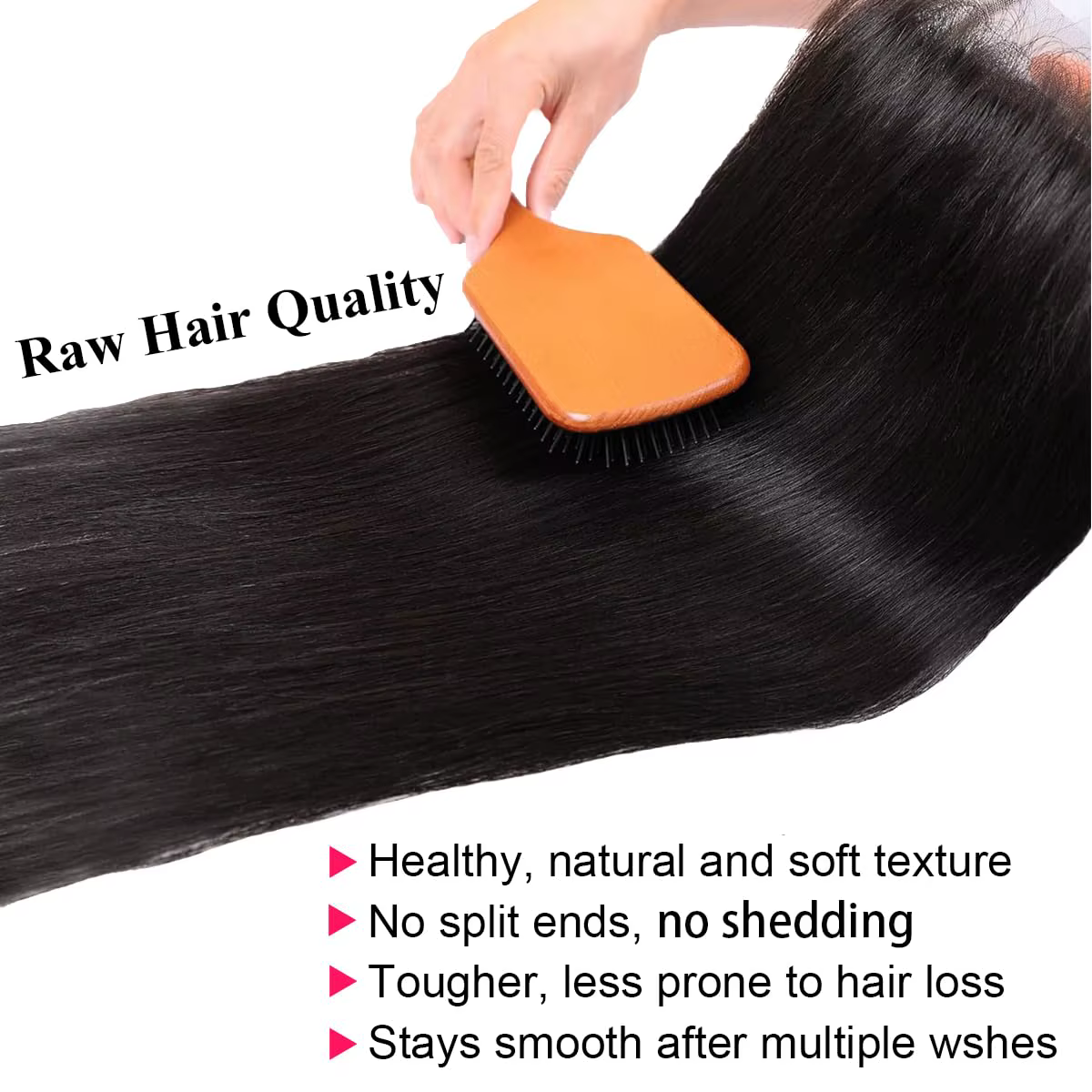 Perruque Lace Front Body Wave Naturelle, Cheveux Lisses, 13x6 HD, Pre-Plucked, avec Baby Hair, Densi