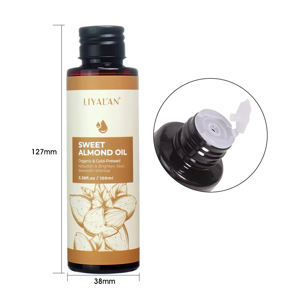 Huile d'amande douce 100ml, soins pour le corps, Massage, nourrissant, hydrate la peau sèche, lisse,