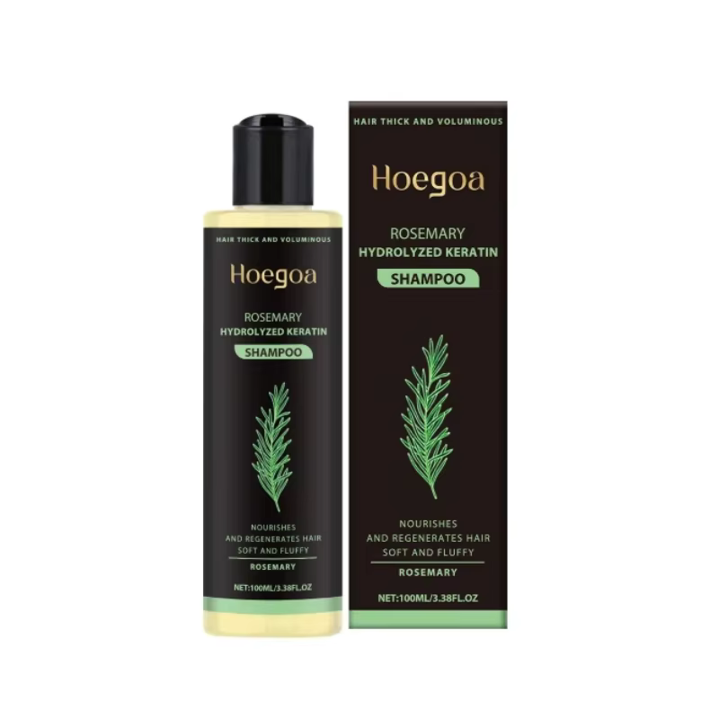 Shampooing Épaississant au Romarin : Contrôle du Sébum, Volume Accru, Renforce les Cheveux, Réduit l