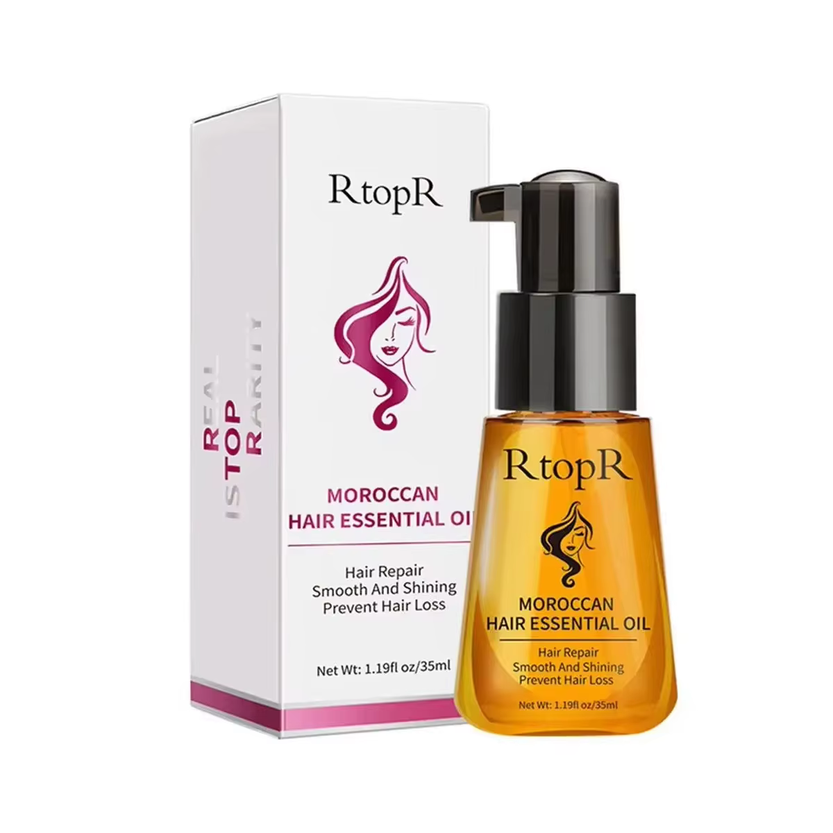 Huile essentielle marocaine pour cheveux secs et abîmés, mélange de sérum, prévention de la perte de