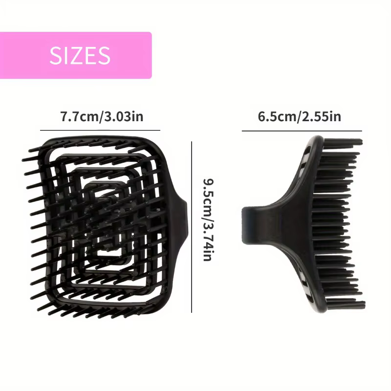 WANMEI Brosse à shampoing pour massage du cuir chevelu – Nettoyage et exfoliant en profondeur, conce