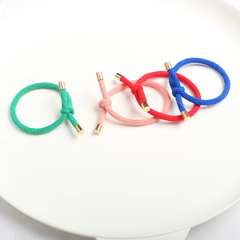 50 pièces corde à cheveux élastique fille tête corde cheveux accessoires bandeau élastique élastique