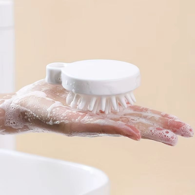 Brosse de massage du cuir chevelu, brosse à shampooing, brosse exfoliante pour le cuir chevelu, bros