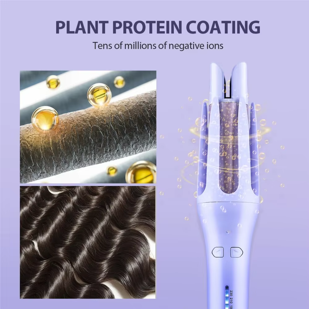 Bigoudi automatique 32MM rouleau à cheveux en céramique rotatif automatique fer professionnel baguet