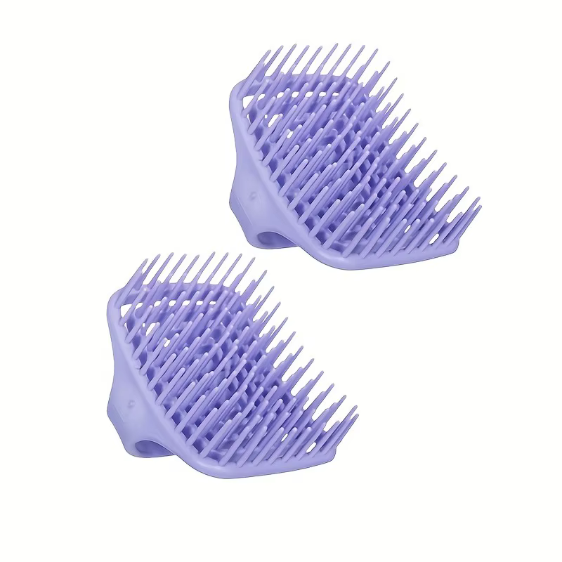 WANMEI Brosse à shampoing pour massage du cuir chevelu – Nettoyage et exfoliant en profondeur, conce