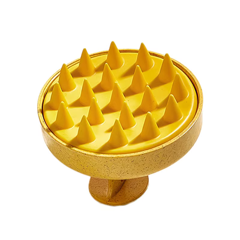 Peigne de massage du cuir chevelu en silicone, brosse à shampooing, lavage des cheveux, bain, douche