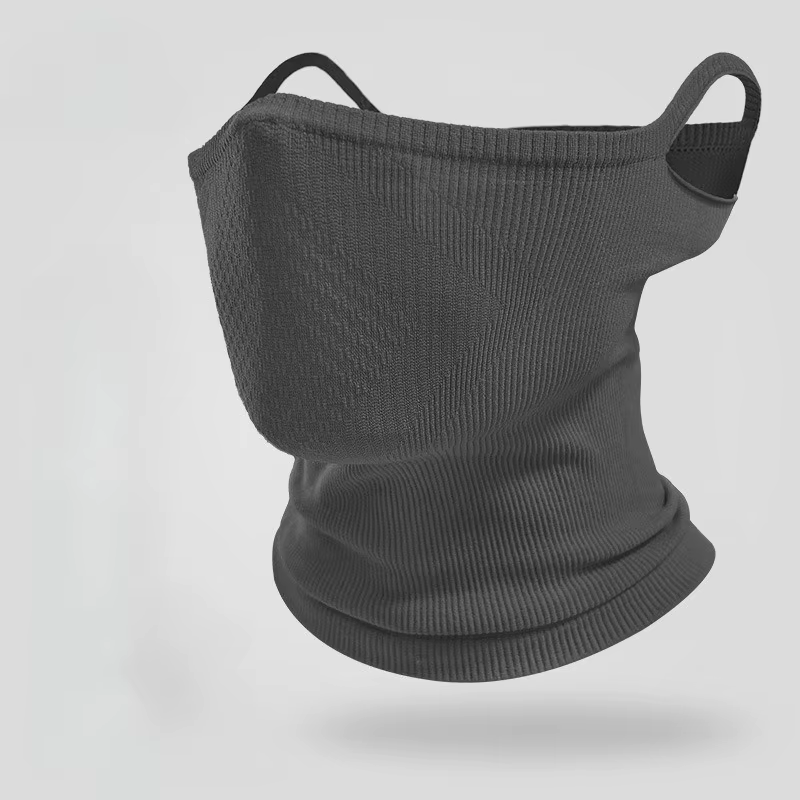 Masque facial de cyclisme suspendu à l'oreille, couvre-tête de masque de cyclisme coupe-vent, masque