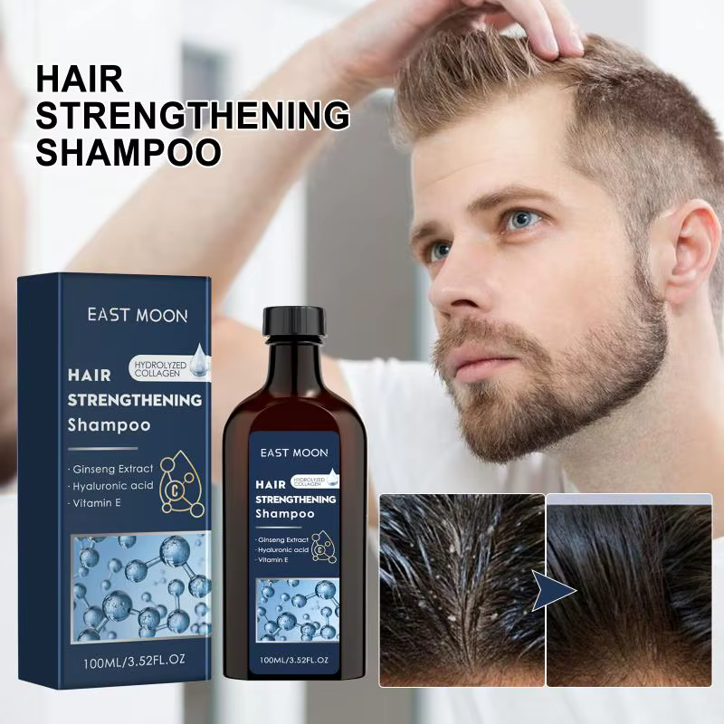 Shampoing au collagène anti-pelliculaire, rafraîchissant, nourrissant, réparateur des racines des ch