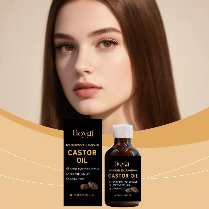 Huile Essentielle de Ricin pour le Corps – Légère, Nourrissante, Hydratante, Apaise les Cheveux Fris