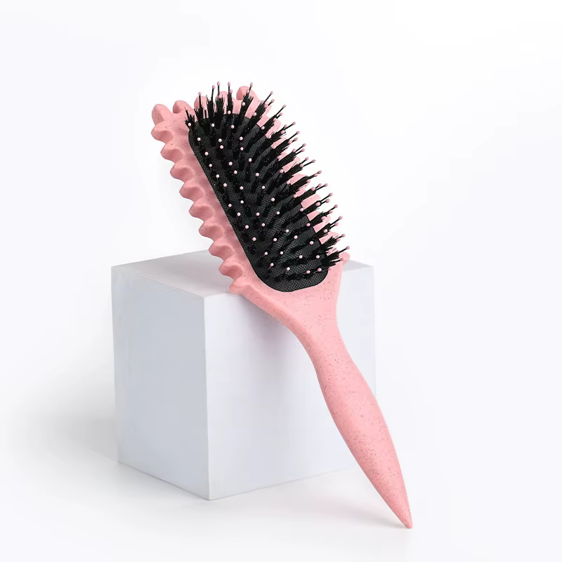 1 brosse coiffante pour cheveux bouclés, pour démêler et modeler les boucles des hommes et des femme