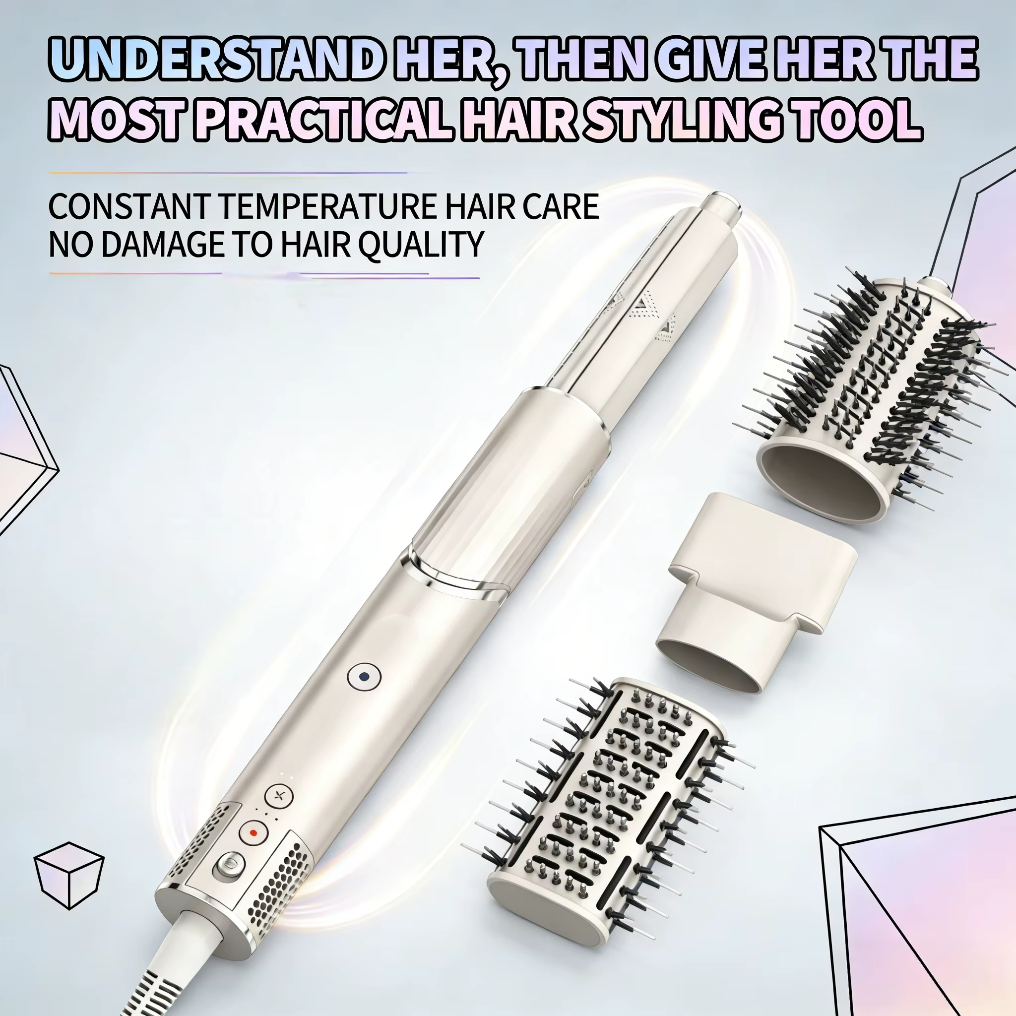 Sèche-cheveux à ions négatifs Shark Flexstyle HD430 5-en-1 multifonction, boucleur automatique, sèch