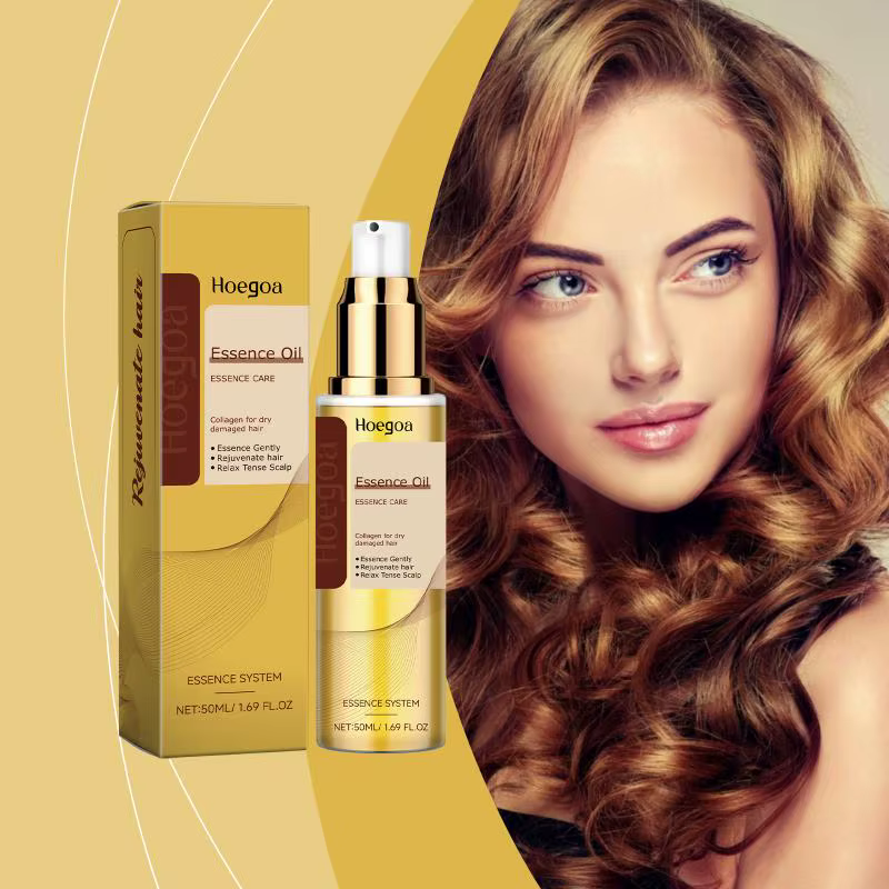 Huile Essentielle de Collagène pour Cheveux, Huile Essentielle Bio d'Arbre à Thé, Répare les Cheveux