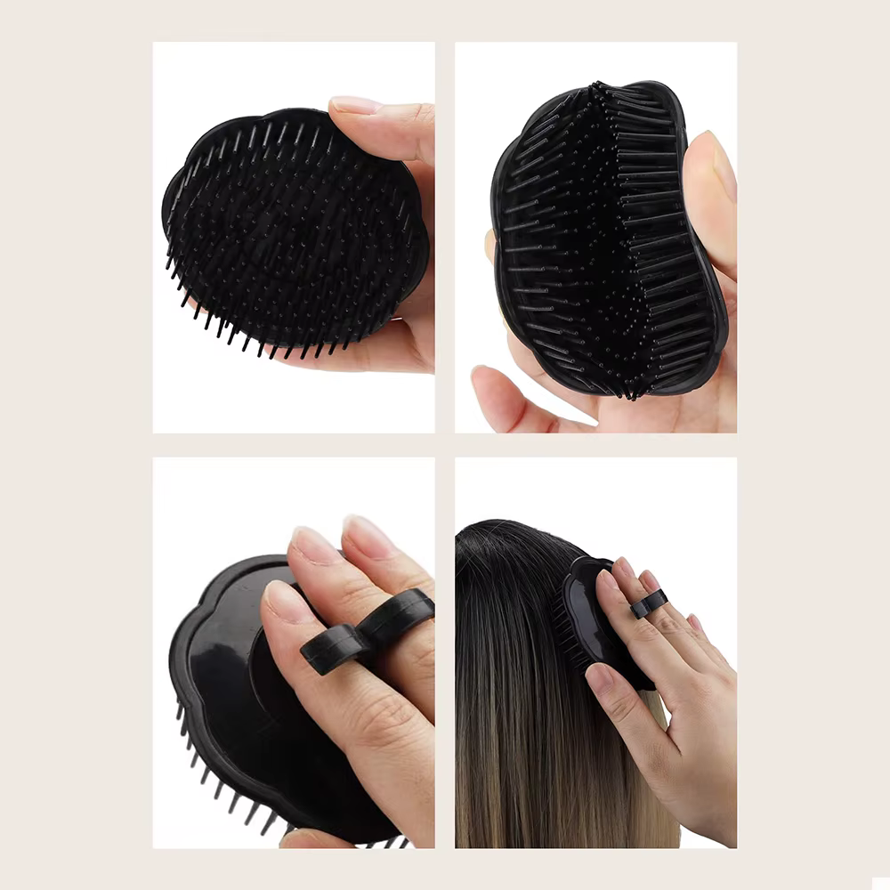 Brosse de massage du cuir chevelu pour le lavage et le soin des cheveux, soulagement des démangeaiso