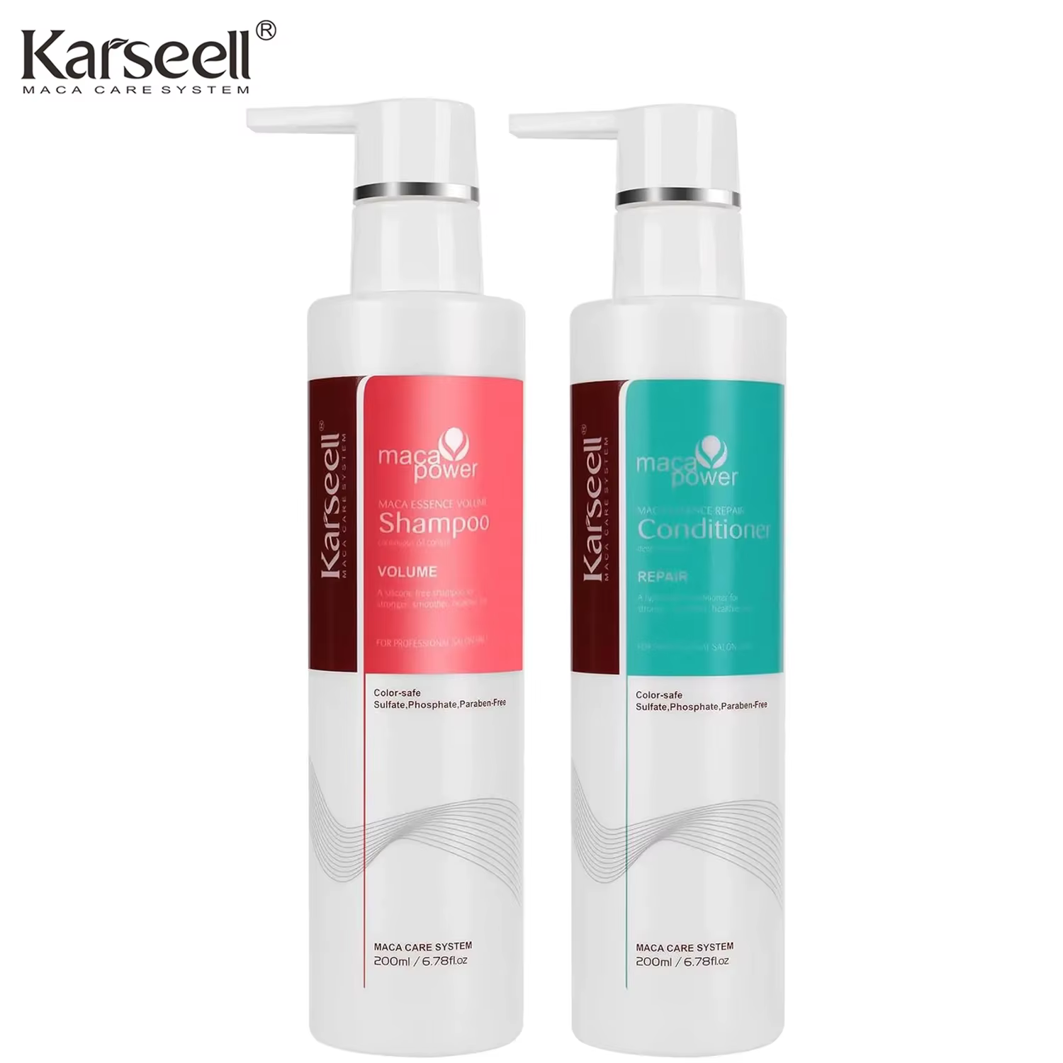 Karseell Volume Shampooing et Après-shampooing 2pcs Set, léger pour les cheveux fins, ajout du volum