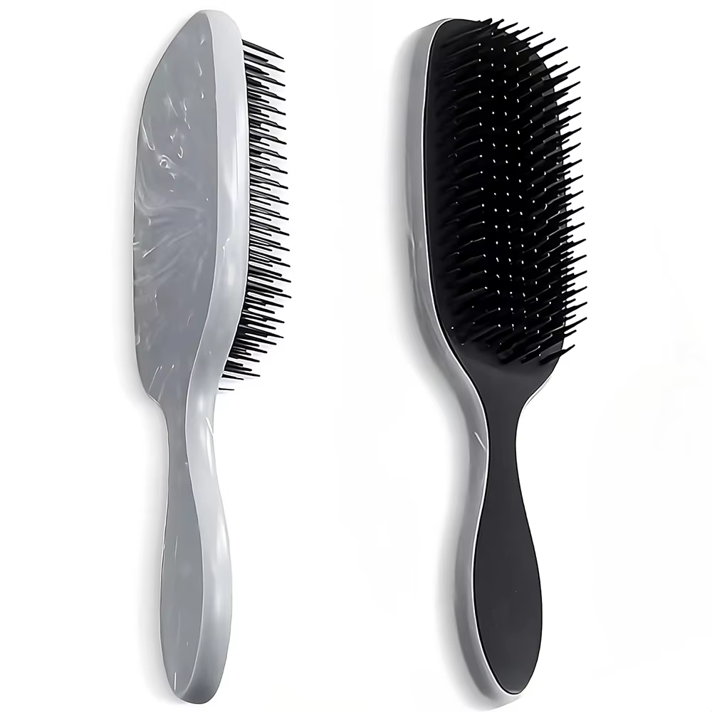 Brosse à Cheveux Antistatique avec Poignée Enchevêtrée, Peigne Marbré, Douche, Énergie, Outil de Coi