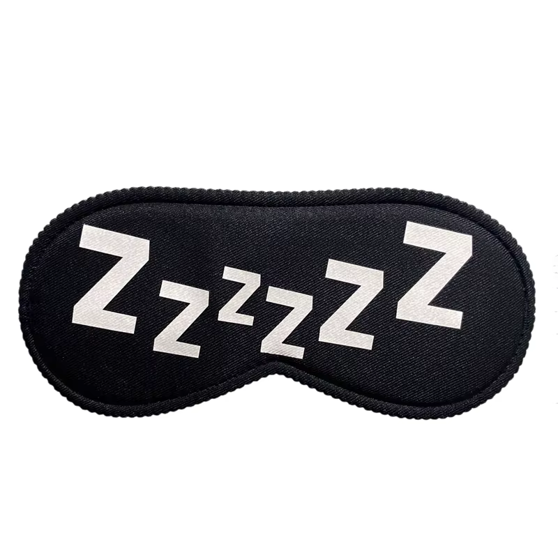 Masque de sommeil confortable à motif de dessin animé, occultant, pour femmes et hommes, avec protec