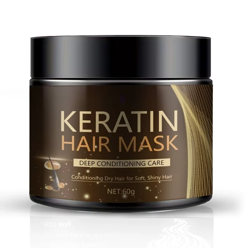 Masque capillaire magique à la kératine, réparation des protéines, crème sèche, crépue et endommagée