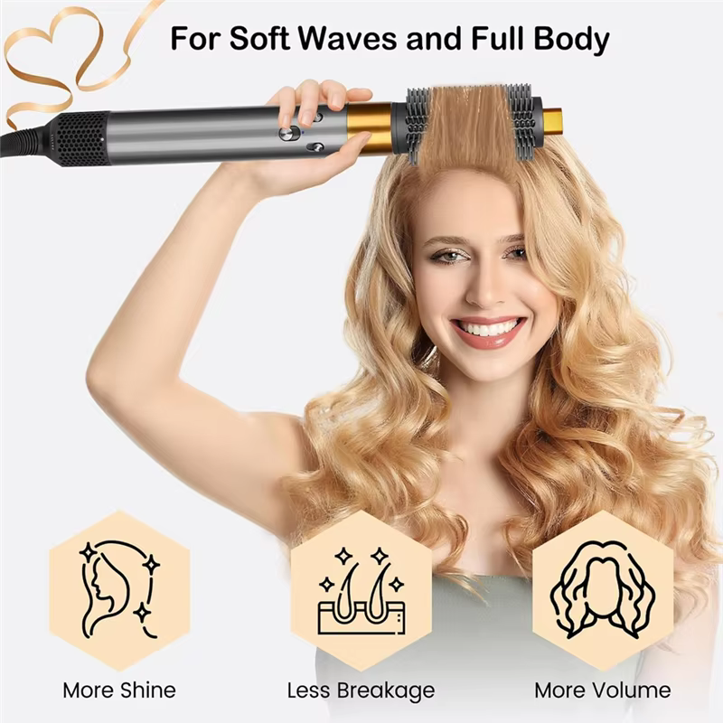Brosse volumisante ronde Compatible avec Dyson Airwrap HS01 HS05 HS08, barils longs coniques de 0,78