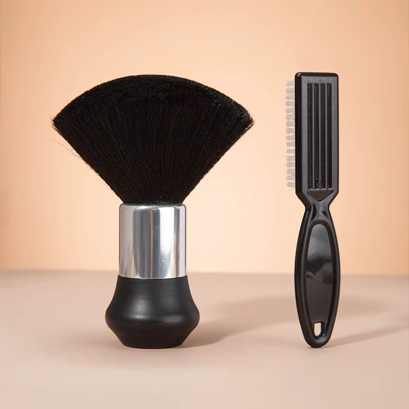 Coiffure brosse douce noir coiffure balayage cou nettoyage des cheveux Duster coupe de cheveux annea