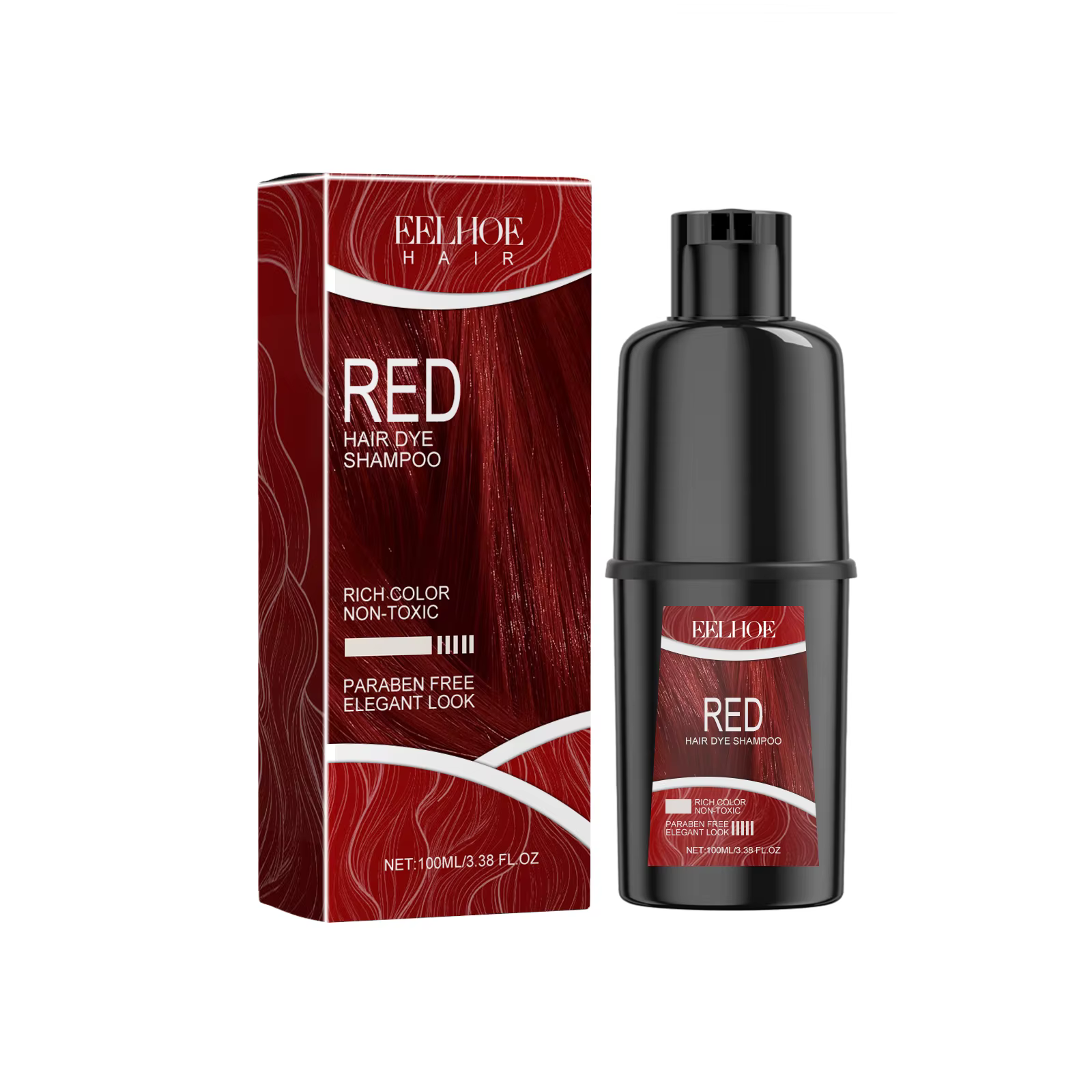 Shampoing pour teinture capillaire, coiffure rapide, maintien durable, effet de couleur, adoucissant