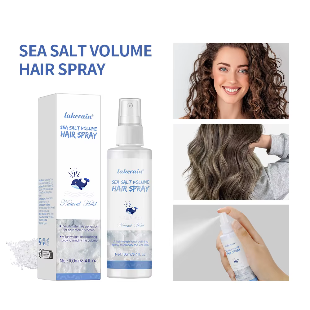 Spray de sel de mer pour cheveux, eau en aérosol, shampoing sec, volume, retardateur, poignées, prod