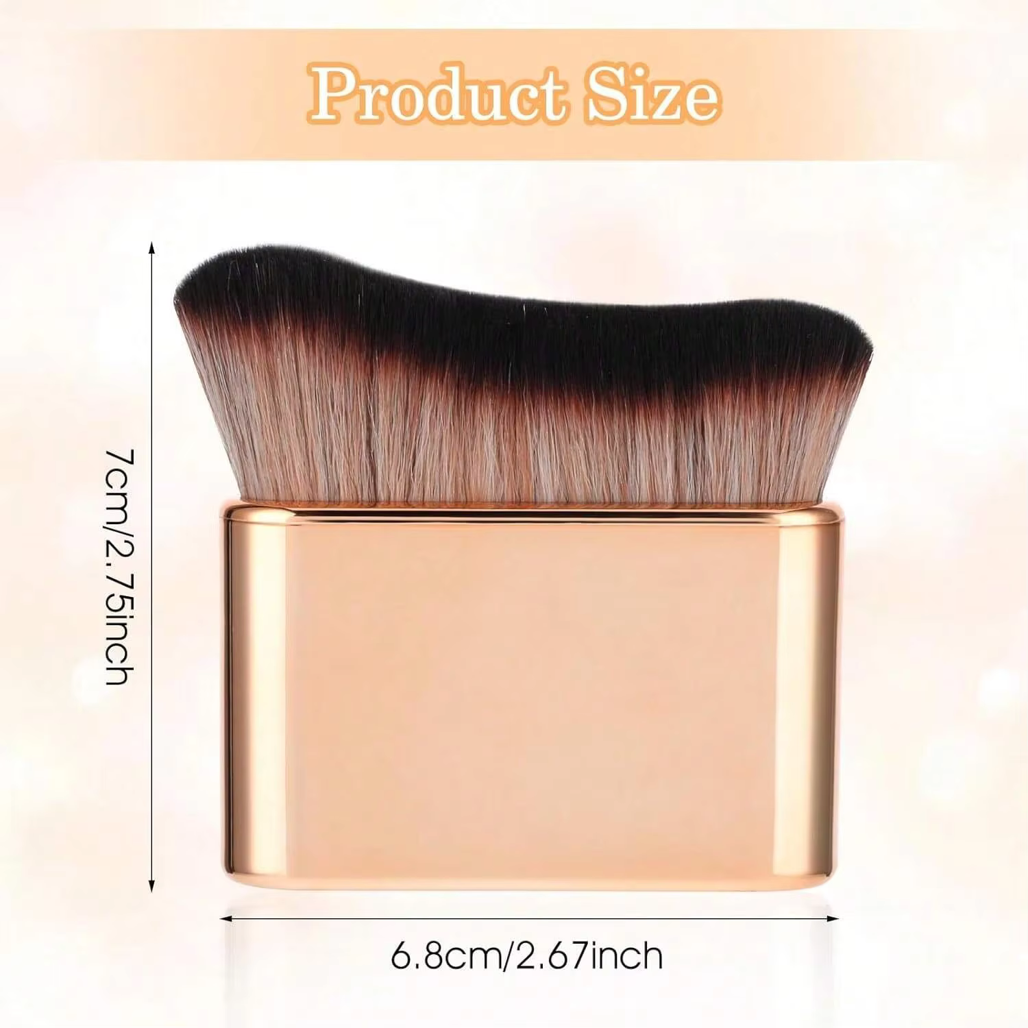Brosse autobronzante Brosse de maquillage pour le corps douce Brosse autobronzante portable Brosse p