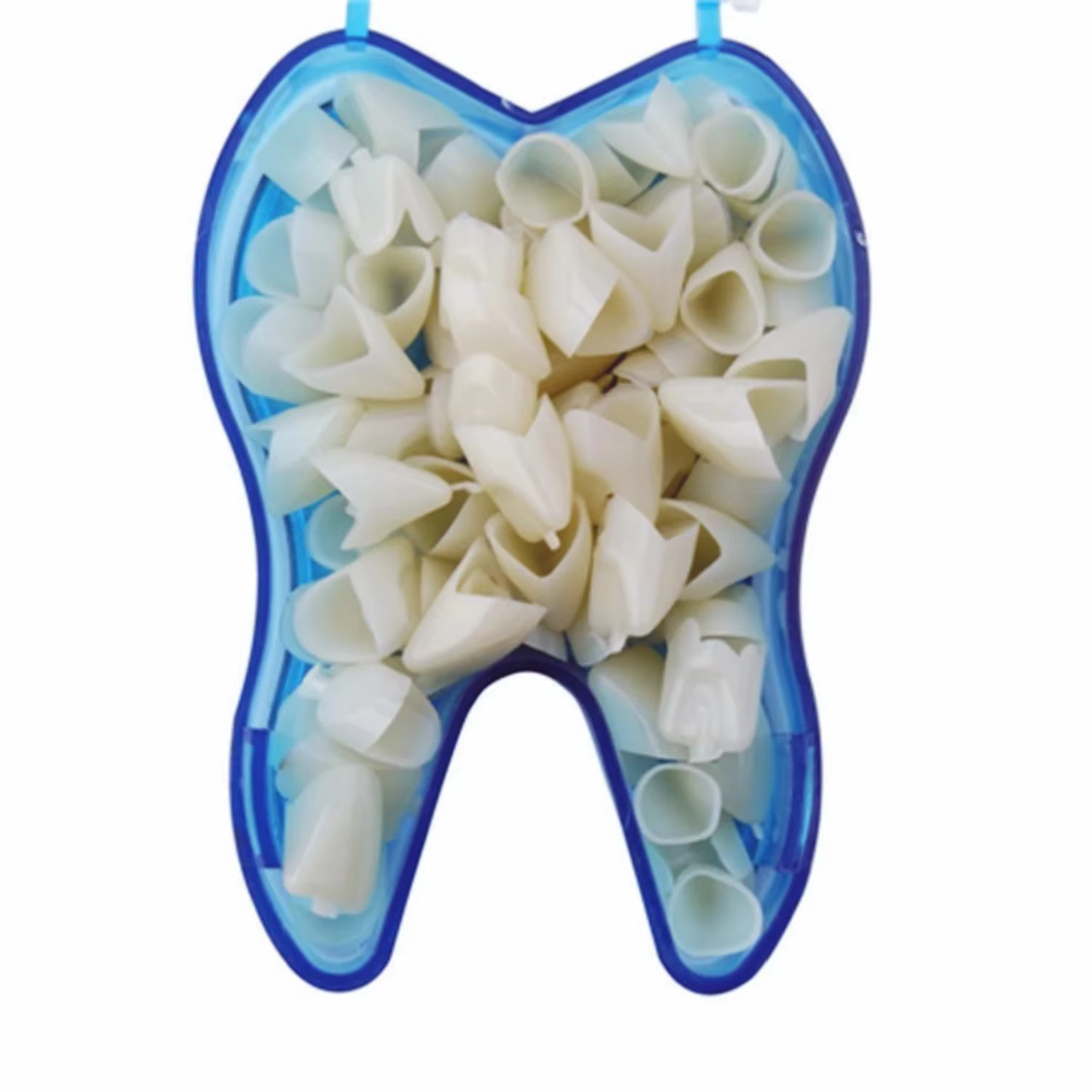 Kit de couronne dentaire temporaire, 50 pièces/boîte, placage de dents antérieures, molaire avant, p