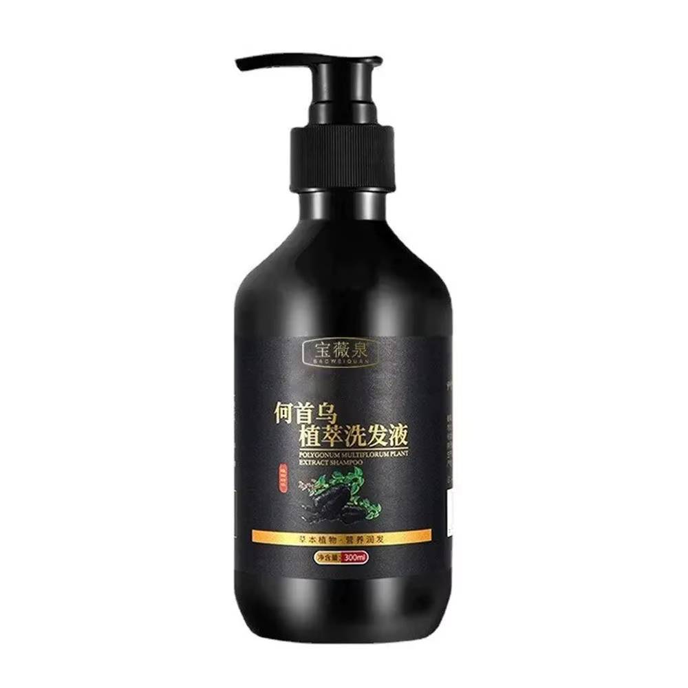 Shampoing à base de plantes Polygonum Multithorum pour femme, contrôle de l'huile, contrôle des pell
