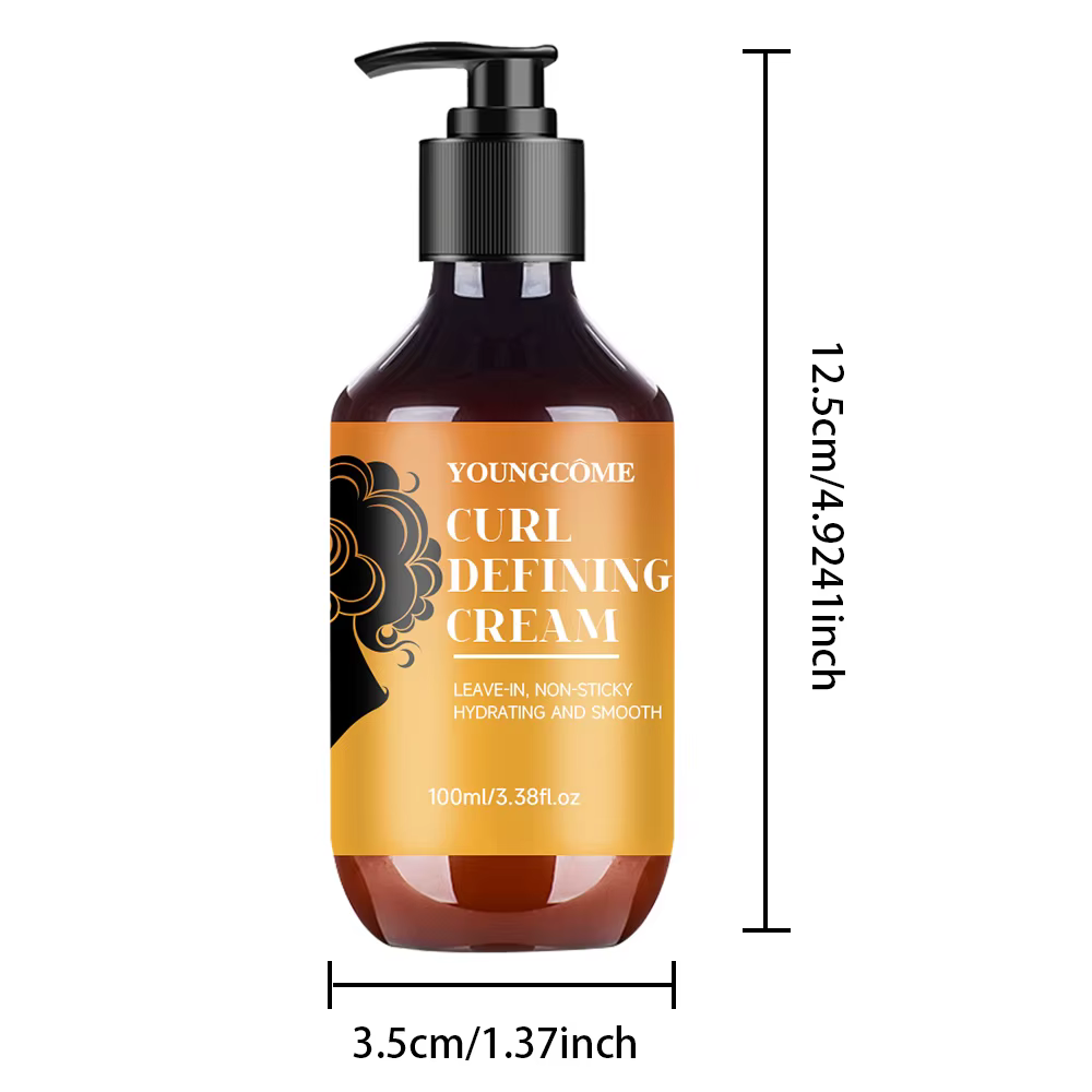 CRÈME DÉFINING CURL à l'huile d'argan pour cheveux ondulés et bouclés, hydratant et revitalisant en