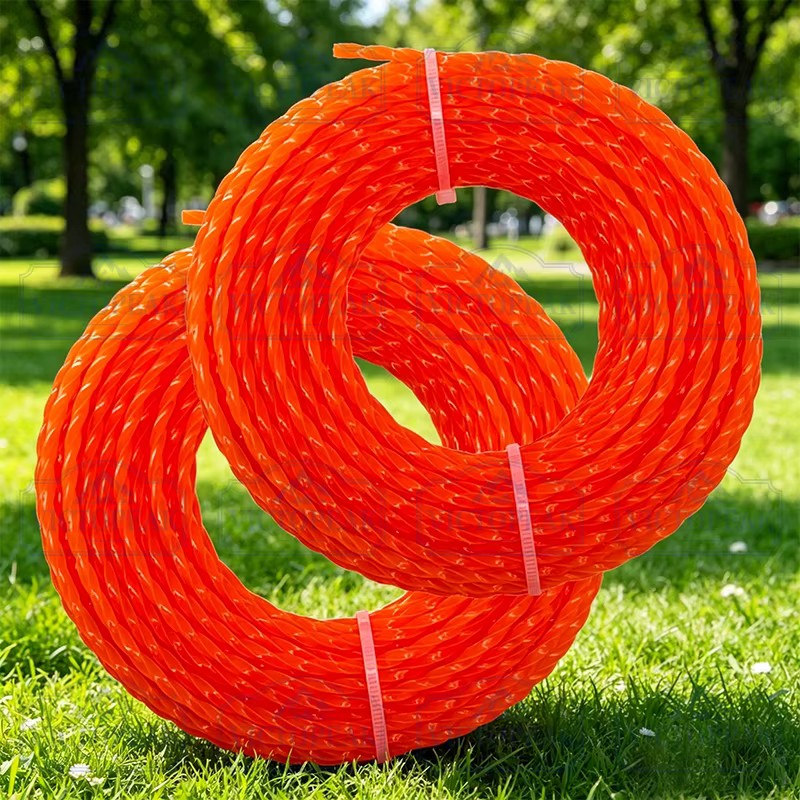Ligne de coupe torsadée 3,0 mm 15 m pour outil électrique de jardin coupe gazon débroussailleuse