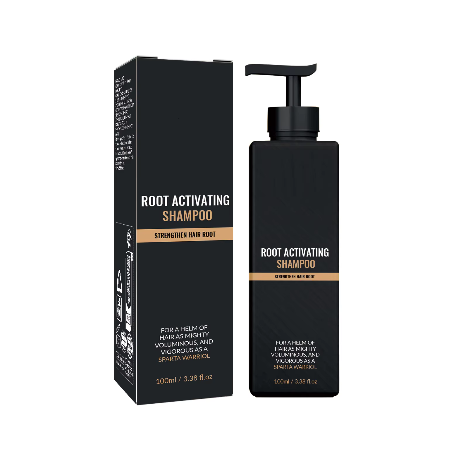 Shampoing volumisant pour le soin du cuir chevelu, nettoyage en profondeur, extrait de gingembre, fo