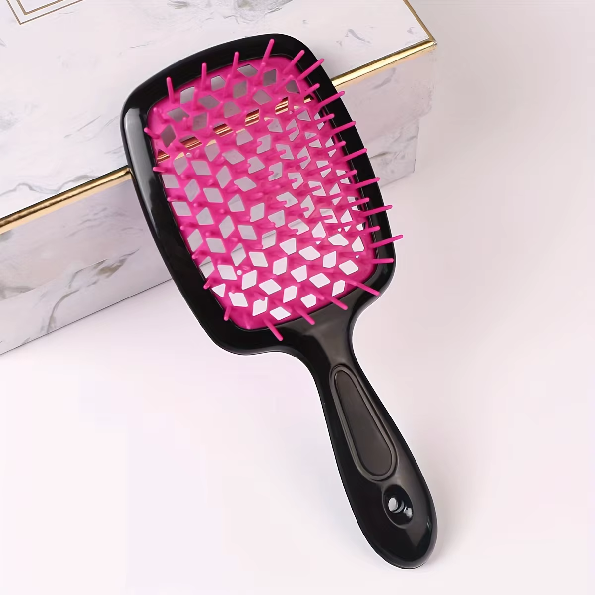 WANMEI coussin d'air peigne plastique Massage antistatique sec humide cheveux bouclés creux brosses