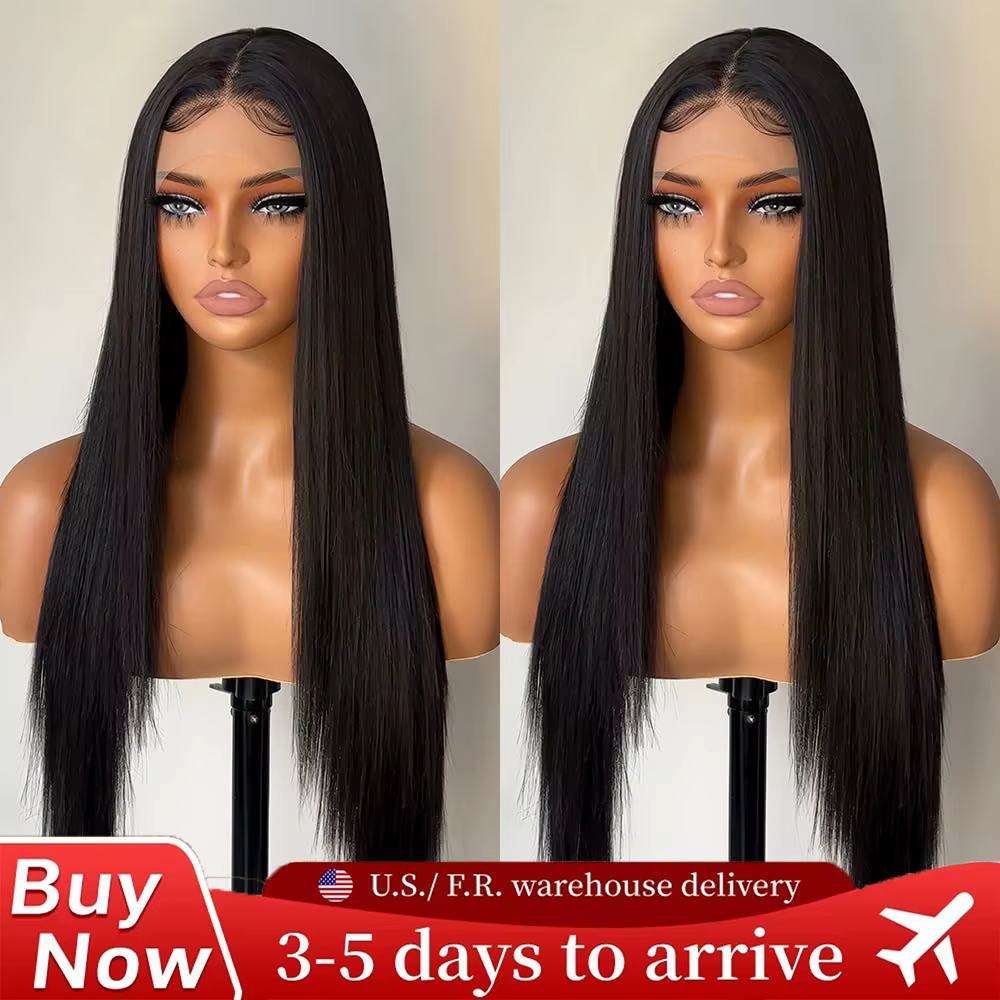 Perruques Lace Front HD Transparentes Pré-Pluckées 13x4 13x6 en Cheveux Humains Brésiliens 100% Natu