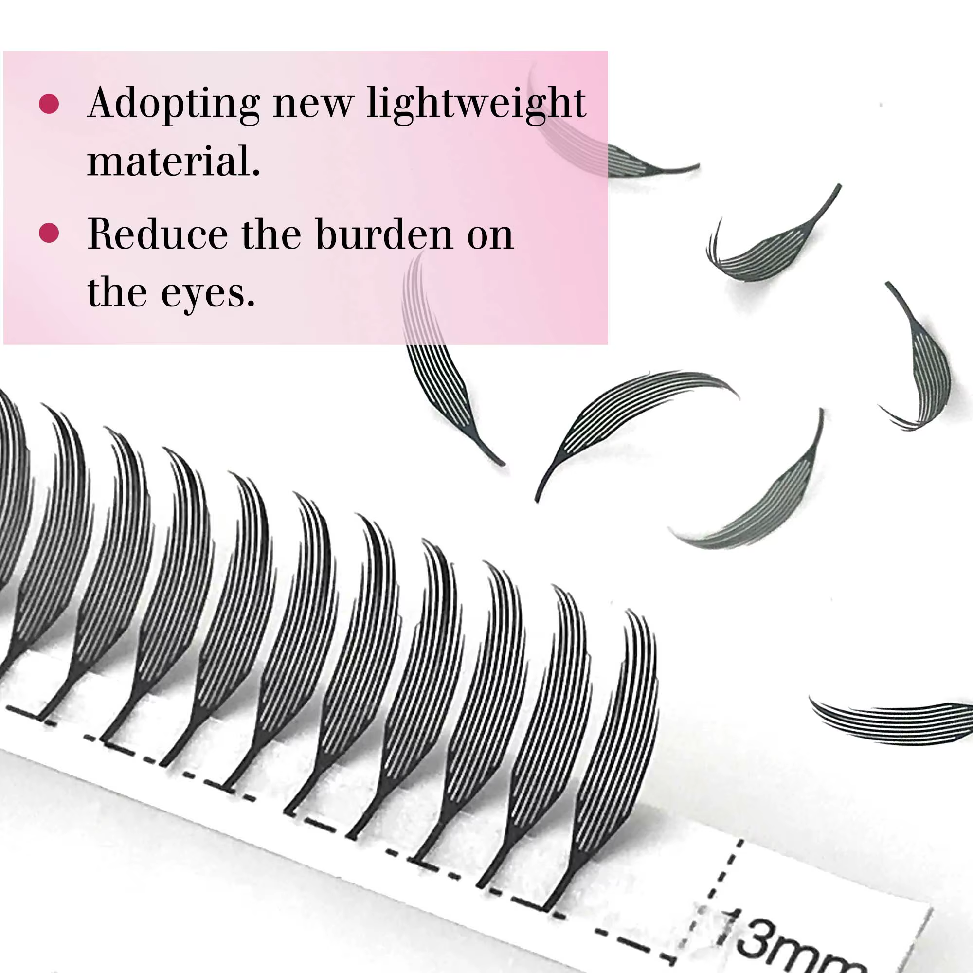 CoMango new spire lashes tower fans premade spikes eyelash extensions single/mix 8-15mm for anime ey