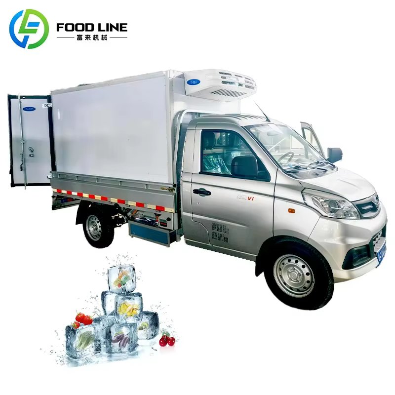 Camion frigorifique de 12 pieds pour chambre froide, remorque congélateur pour le transport de produ