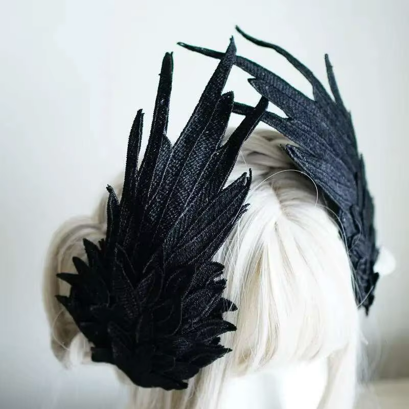 Pinces à cheveux ailes d'ange en plumes, Barrette Lolita, épingle à cheveux, Anime Cosplay, accessoi
