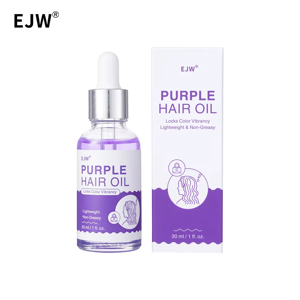 Ensemble Shampooing et Après-Shampooing Violet EJW, Shampooing Violet qui Dépose des Pigments pour C