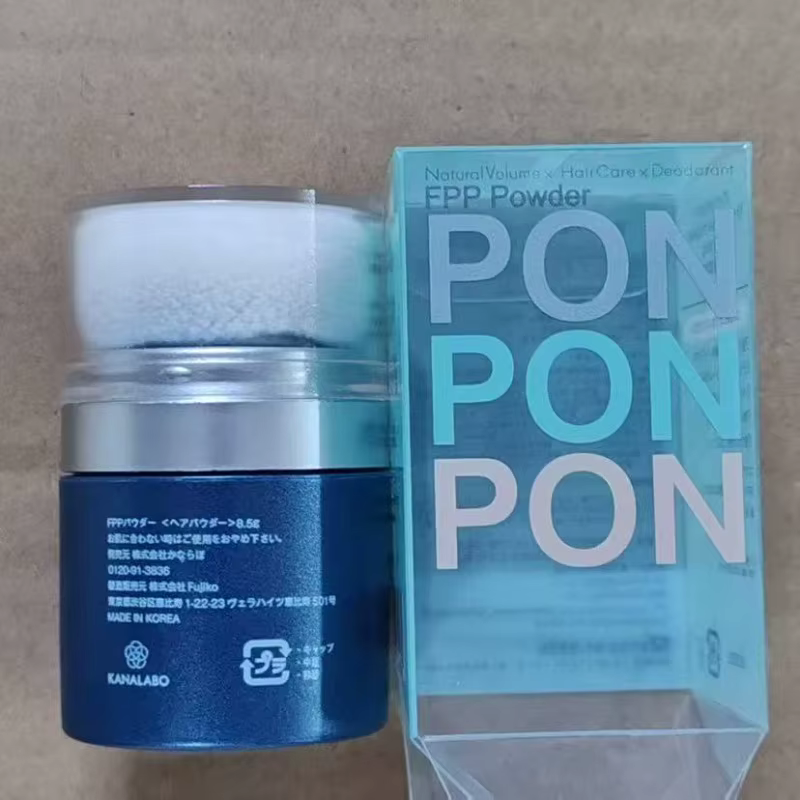 Poudre Coiffante Volumisante Fujiko Puffy Pink Bangs Sans Huile pour Cheveux Secs, Poudre Libre Cont