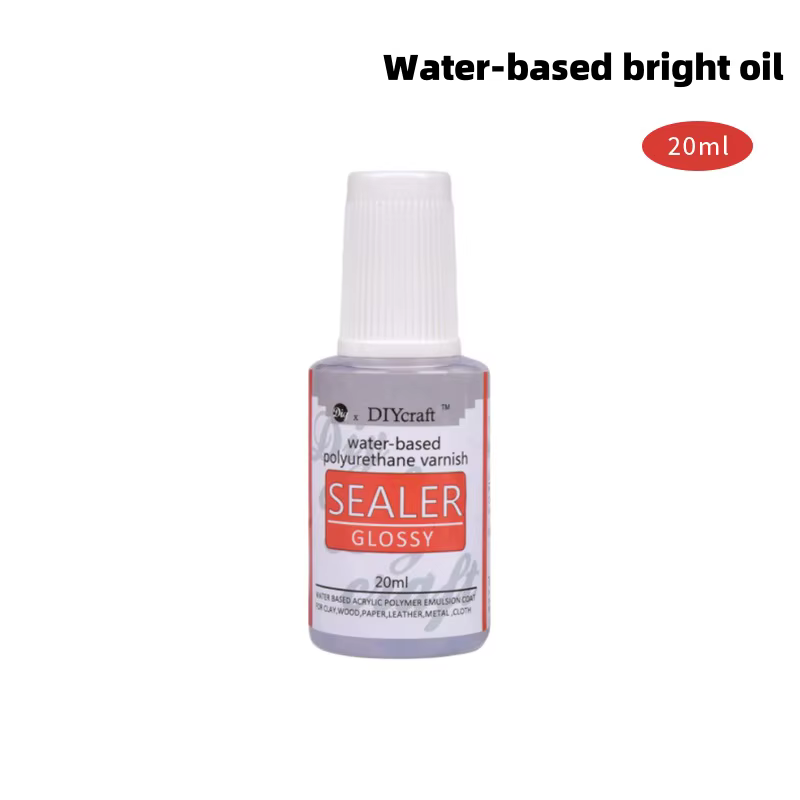Scelleuse de vernis acrylique à base d'eau, 20/60ml, scellant brillant, mat, Non toxique, huile bril