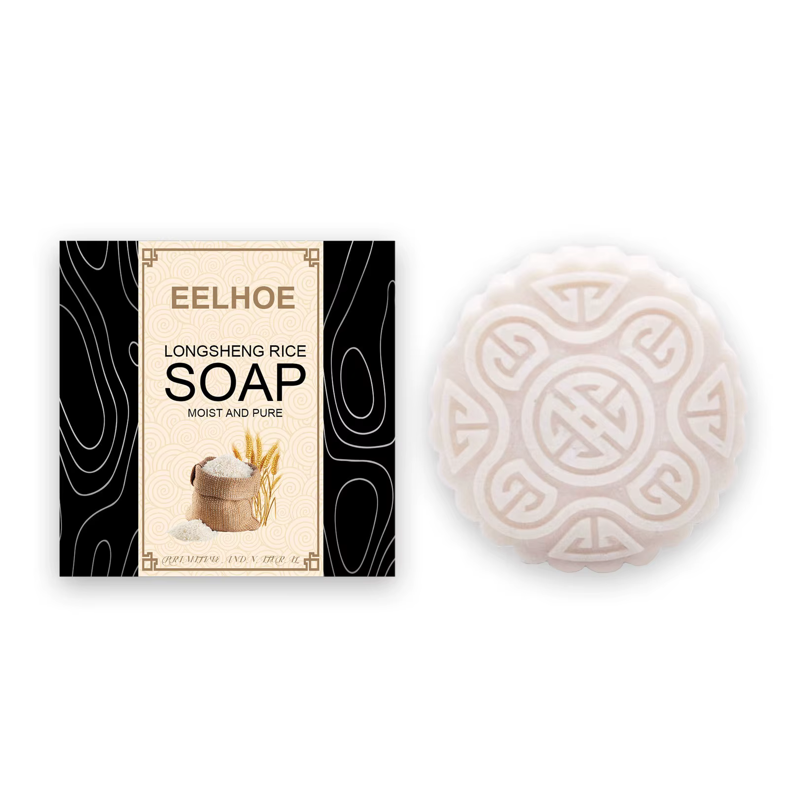 EELHOE – shampoing au savon au riz, ingrédients naturels fabriqués à la main, eau de riz, barre de s
