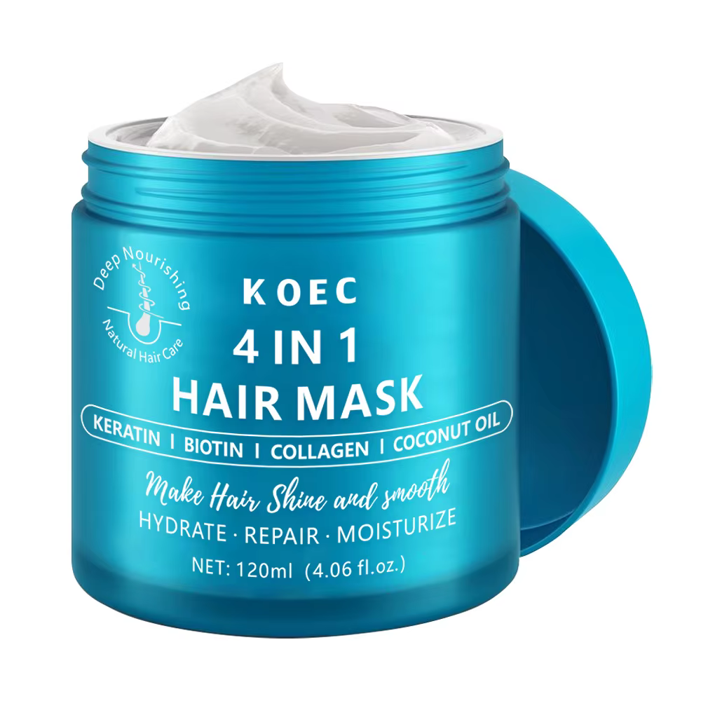 Masque capillaire réparateur à la kératine, masque capillaire revitalisant au collagène, nourrissant