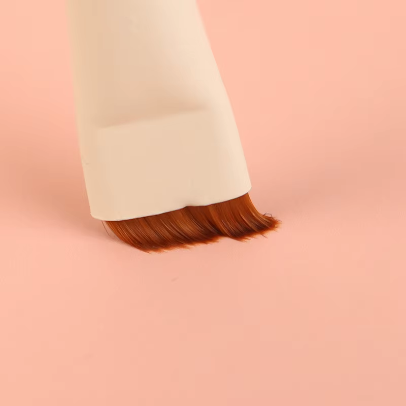 Brosse permanente à tête plate, 5 pièces, brosse de coiffure, stratification des cils, outil de sépa