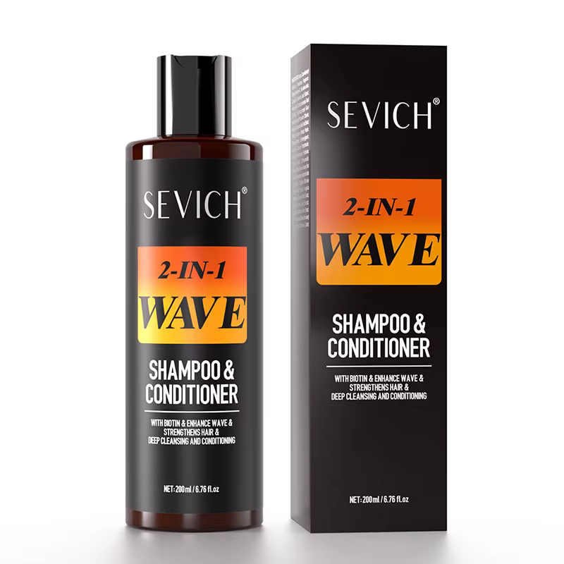 Shampooing 200ml Wave pour hommes africains, crème capillaire bouclée Biotin 360 Style, pommade capi