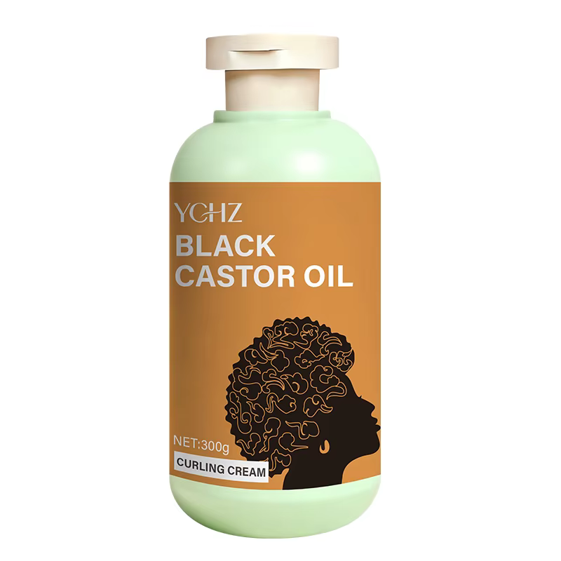Crème coiffante pour cheveux bouclés, à l'huile d'argan marocaine, anti-frisottis longue durée, élas