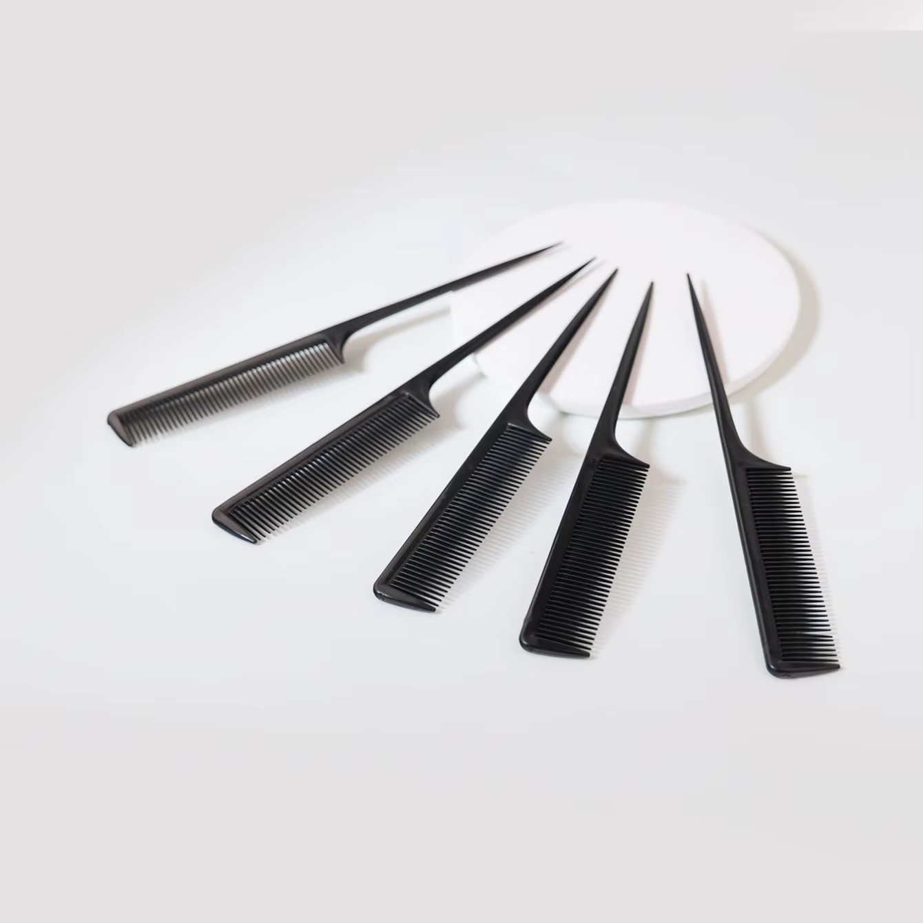 Ensemble de peignes à queue de Rat 5 pièces, peigne à cheveux de Distribution, brosses de bord et ar