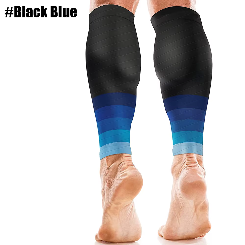 1 paire de manchons de Compression de mollet de sport, attelle de tibia, chaussettes de Compression