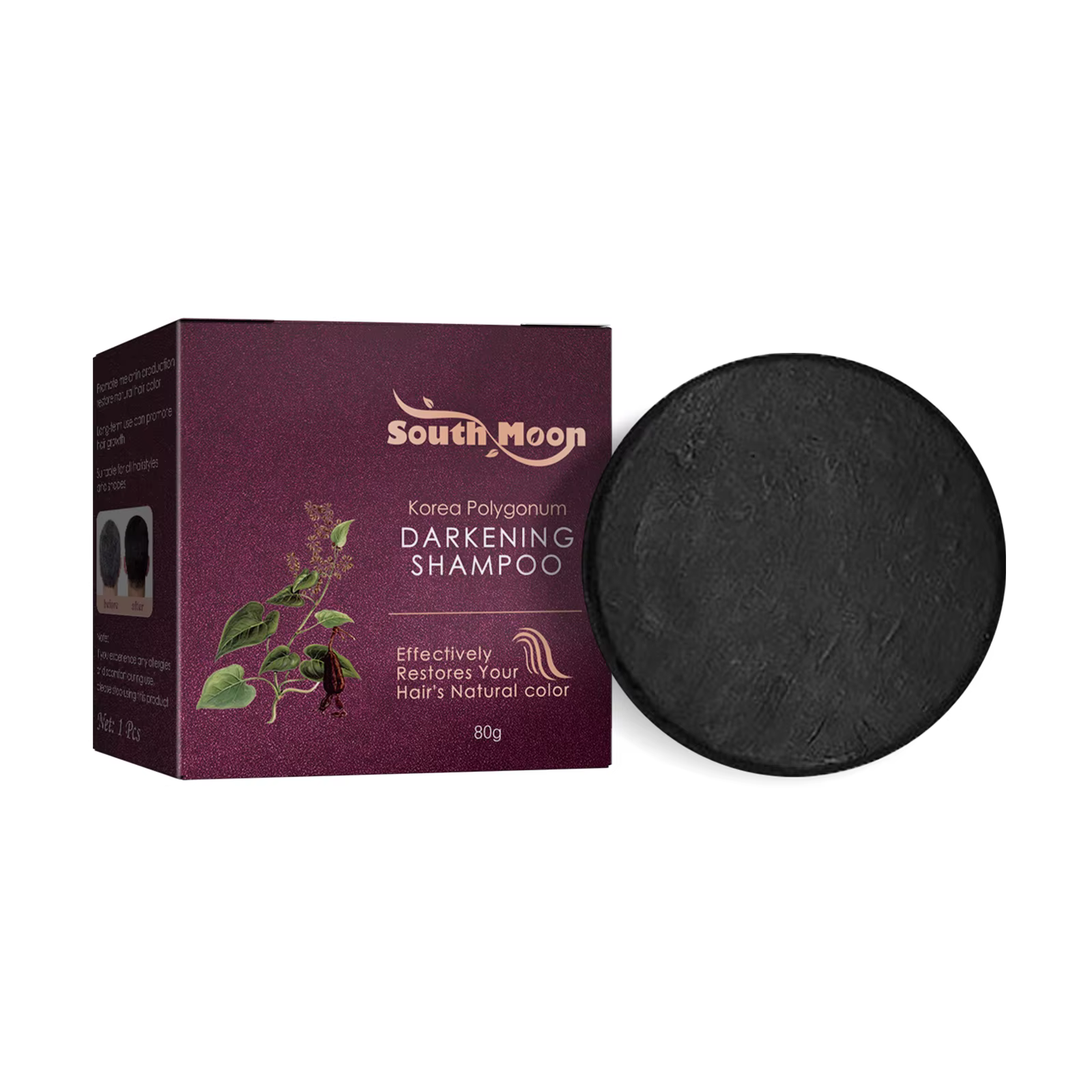 Polygonum Multithorum-Shampooing Regina, Élimine les pellicules, Réduit la perte de cheveux, Restore