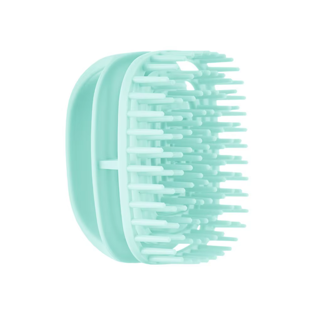 Brosse de massage du cuir chevelu carrée en silicone, pour soulager les démangeaisons et nettoyer en